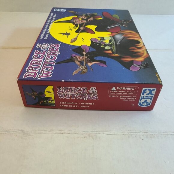 Vintage 1997 Schmid DANCE OF THE WITCHES Board Game By Bjorn Holle Halloween - Picture 5 of 10